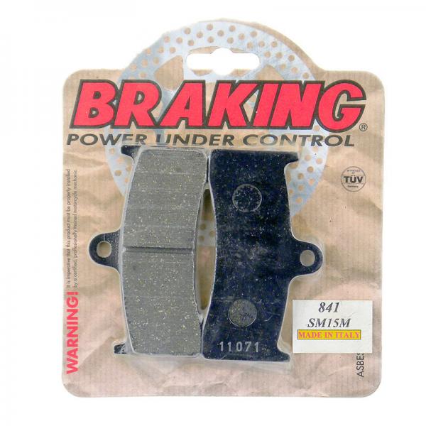 Bremsbelag vorne BRAKING 841SM1 Semi-Sinter standard für BRAKING Bremszange HD