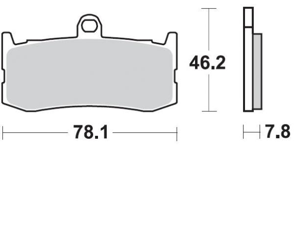 Sport Bremsbelag vorne BRAKING 941P50 Sintermetall Race/Sport