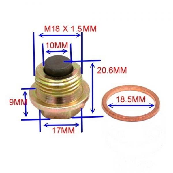 Ölablassschraube mit Magnet M18x1,50