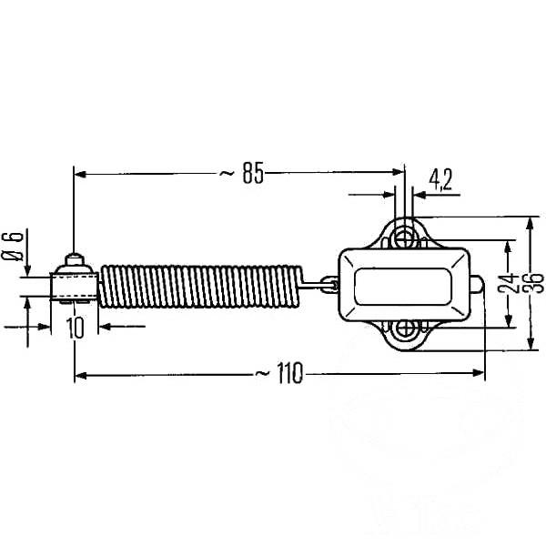 Bremslichtschalter STOP SWITCH mechanisch