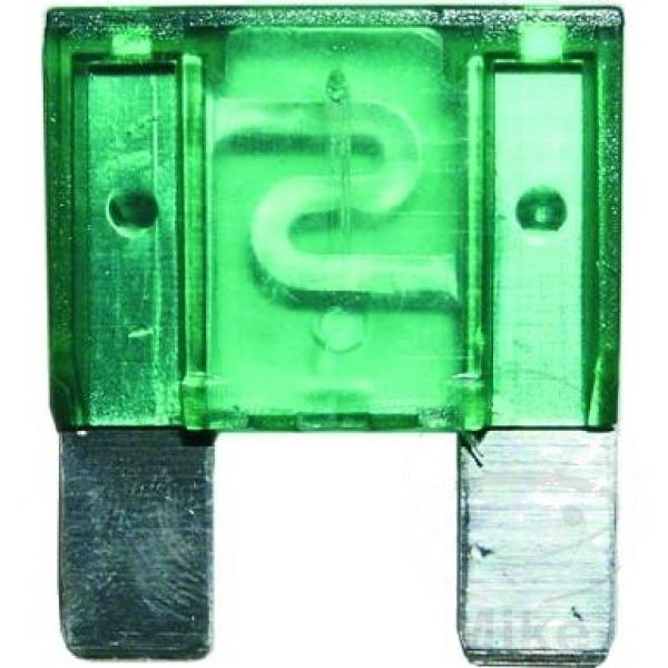 Sicherung MAXI 30A hellgrün Packung 10, Flachstecksicherung, MAXI