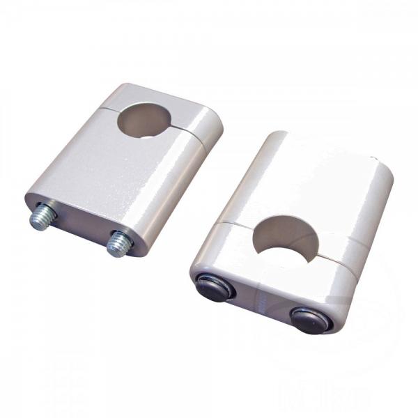 Klemmsatz Lenker silber 22mm 50 mm Höhe