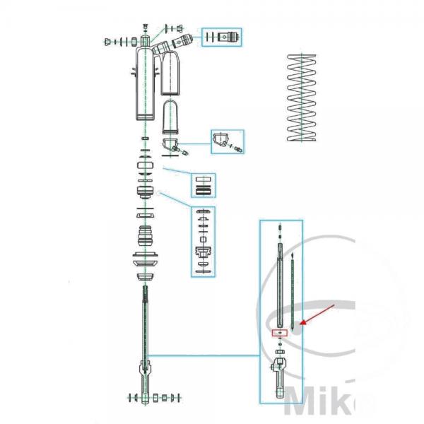 O-Ring für Kolbenstange 1.8X8 Kayaba