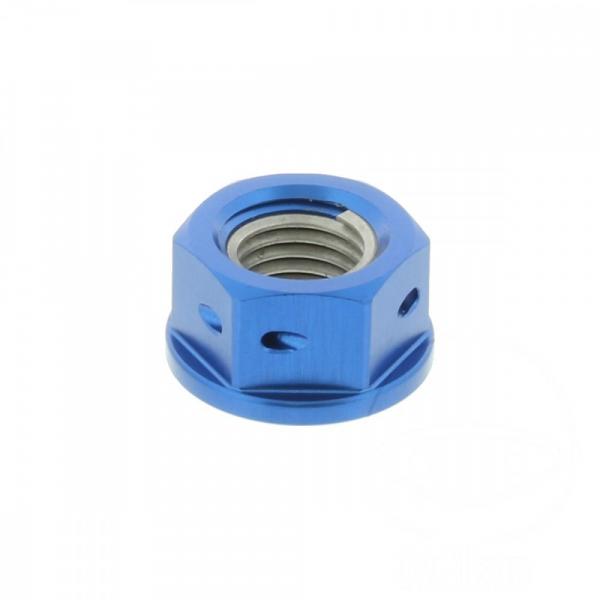 Mutter Kettenrad M10X1.25mm Alu RAC blau