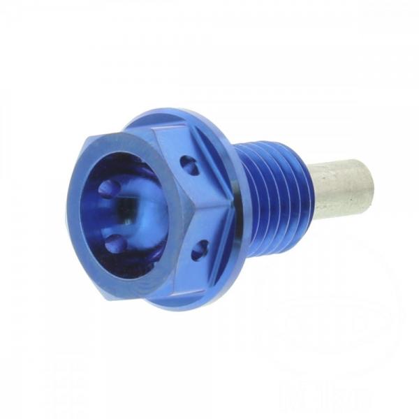 Ölablassschraube magnetisch M12X1.50 15mm Titan blau