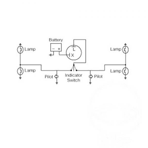 Blinker Relais 6V 2POL