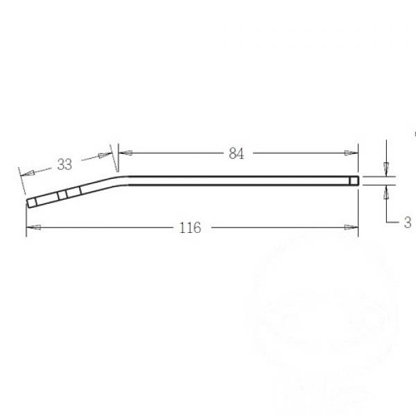 Halter für Rückstrahler und Rücklicht