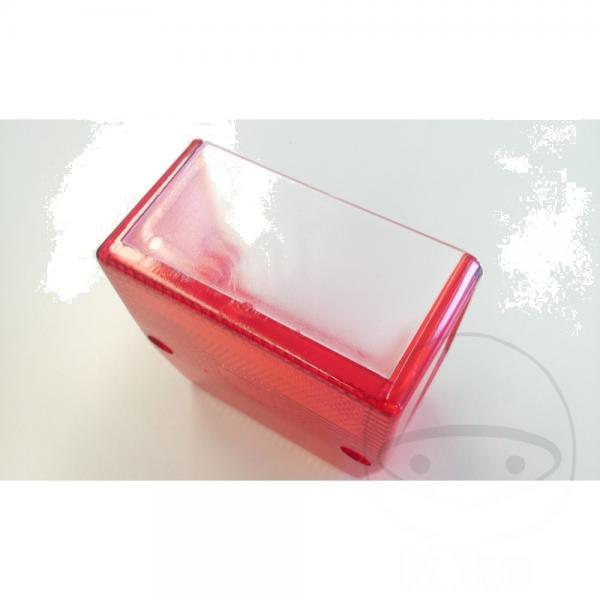 Rücklicht-Glas, Glas für Heckleuchte, Schluss und Bremslicht, rot Hercules, Puch