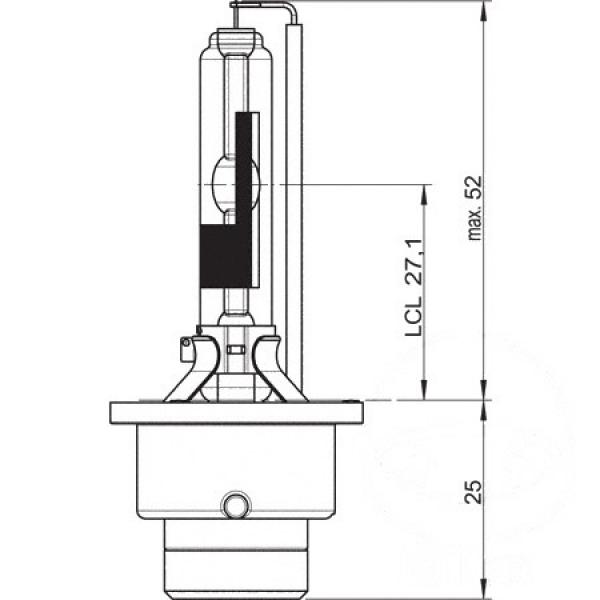 Lampe, Glühbirne 35W D2R P32