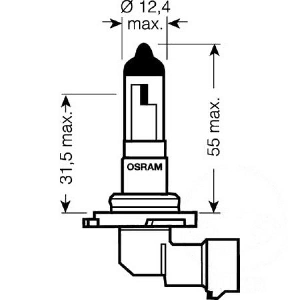 Lampe, Glühbirne H10 12V42W