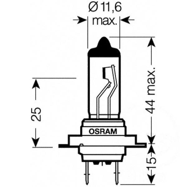 Lampe, Glühbirne H7 12V55W 1-Blister