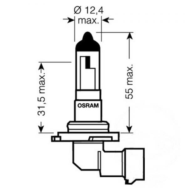 Lampe, Glühbirne HB4 12V51W