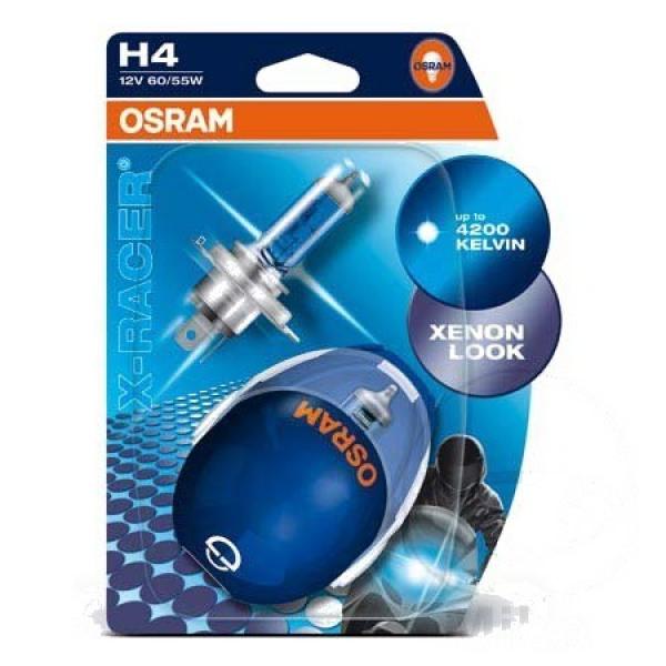 Lampe, Glühbirne H4 12V 60/55W, P43T 2X X-RACER