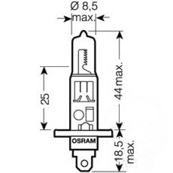 Lampe, Glühbirne H1 12V55W DUO, NIGHT BREAKER UNLIMITED