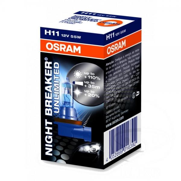 Lampe, Glühbirne H11 12V55W, NIGHT BREAKER UNLIMITED