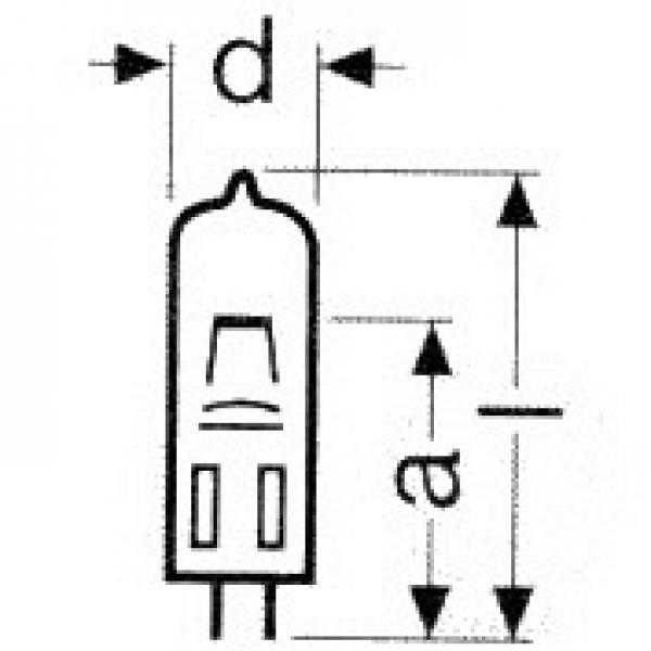 Lampe, Glühbirne 12V100W, F PROJEKTION 7023