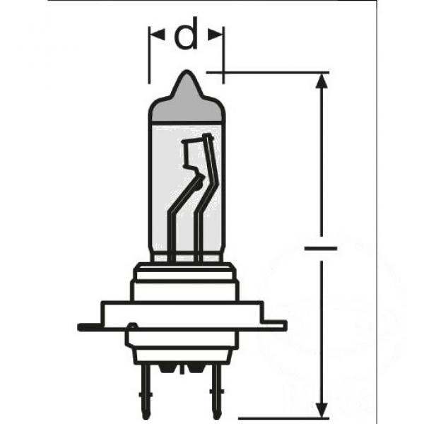 Lampe, Glühbirne H7 12V55W 1BLISTER, COOL BLUE INTENSE