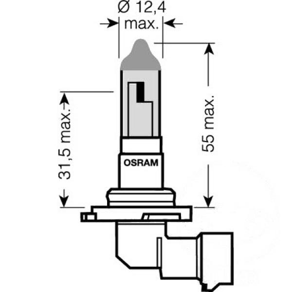Lampe, Glühbirne HB4 12V51W, 1BLISTER