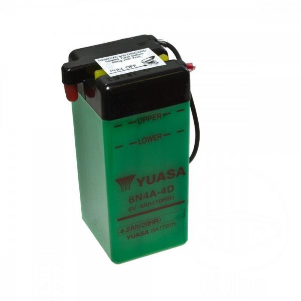 Yuasa Batterie 6N4A-4D, 6 Volt