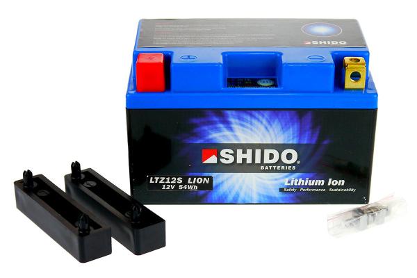 LITHIUM-IONEN Batterie YTZ12S 12 Volt, SHIDO Motorrad Batterie