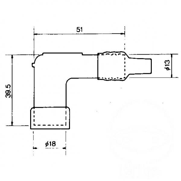 NGK Zündkerzenstecker LD05FR