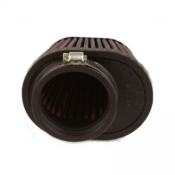 K&N Renn-Luftfilter Uni Oval-Zylinder 55mm Chromkappe RC-0981