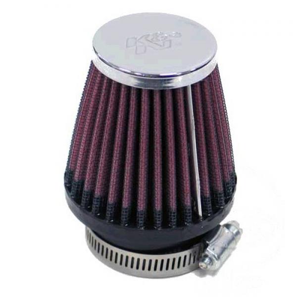 K&N Renn-Luftfilter Uni Rund-Zylindrisch 46mm Chromkappe RC-2320