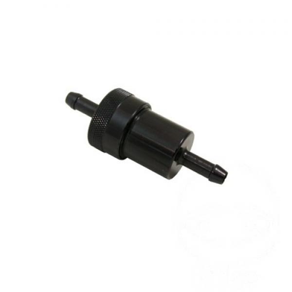 Kraftstofffilter Alu schwarz, Benzinfilter