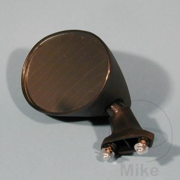 Verkleidungs-Spiegel links, Kunststoff, schwarz