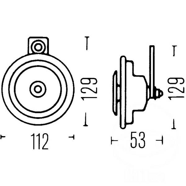 Hupe, Horn 12V