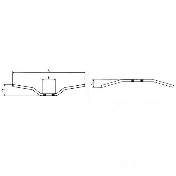 Lenker Tour stahl chrom 22mm Tommaselli