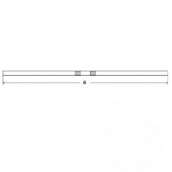 Lenker Straight stahl CR 22mm