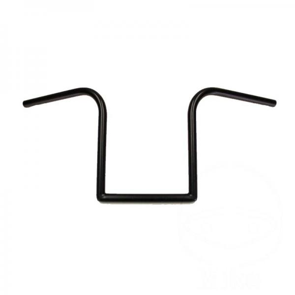 Lenker LZR hoch stahl schwarz 22mm