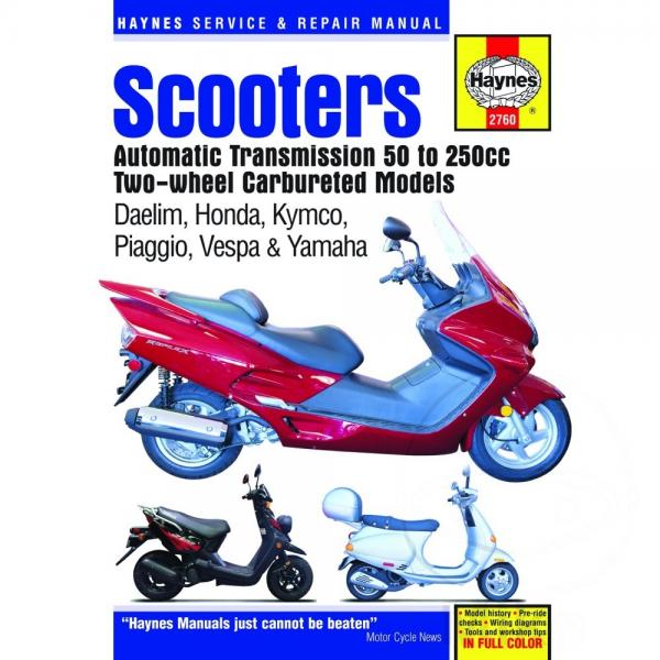 Reparaturanleitung fuer Scooter 50cc-250cc (nur in englisch)