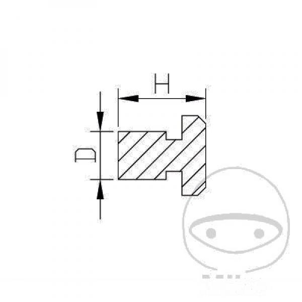 Entlüftungsschraube für Gabel 5x11 Kayaba