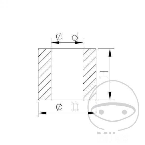 Klippfeder für Federbein 3.8x6x12 Kayaba