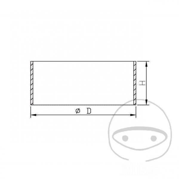 Kolbenring für Federbein 40x10 Kayaba