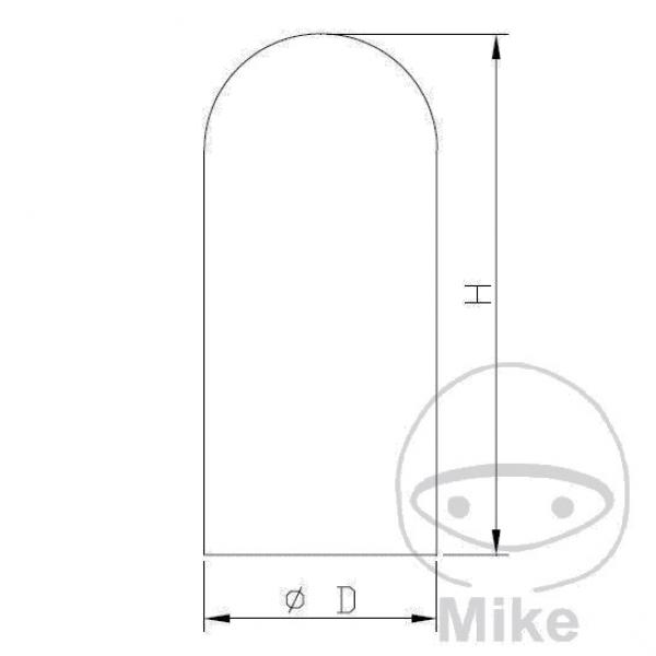 Membrane für Federbein 52x104 Kayaba