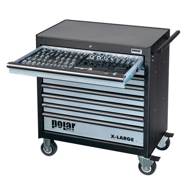 Polar Werkzeugwagen X-LARGE 8D mit 350 Werkzeuge