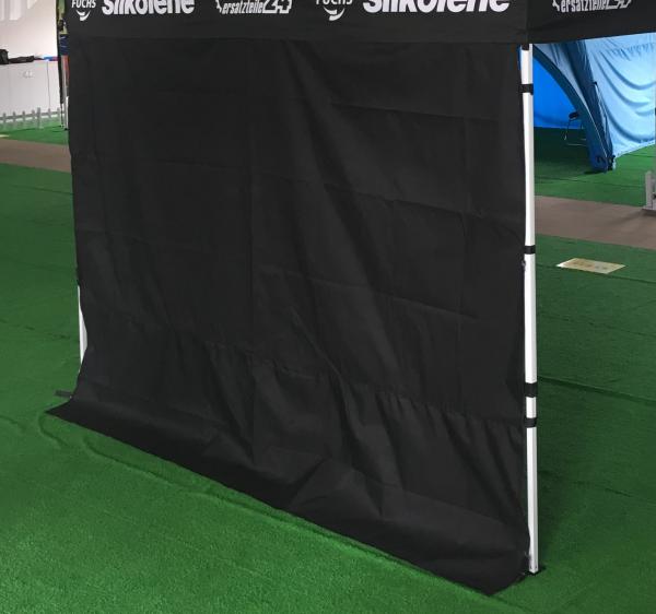 Seitenwand für Racing Zelt, Pavillon 3x3m, schwarz, 1Stück