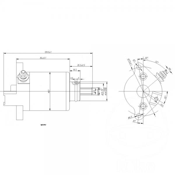 Anlasser ohne Kabel Aprilia, Derbi, Gilera, Piaggio
