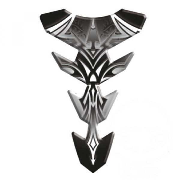 Tankprotektor Aufkleber schwarz, grau, 144x221mm