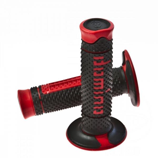 Griffgummi schwarz/rot D.22mm, L.120mm geschlossen