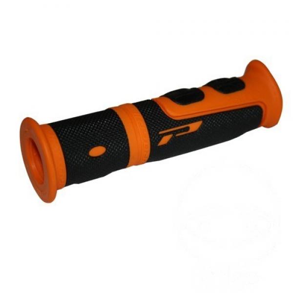 Griffgummi schwarz/orange ATV D.22mm. L.125mm geschlossen