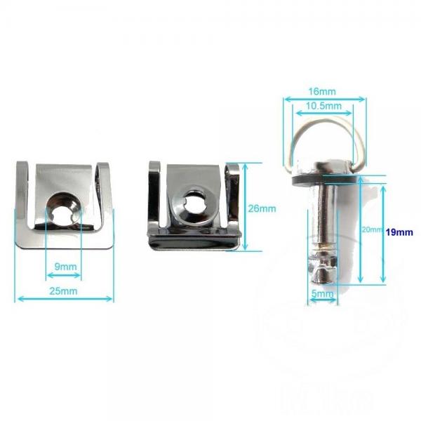 Schnellverschluss für Verkleidung 19mm