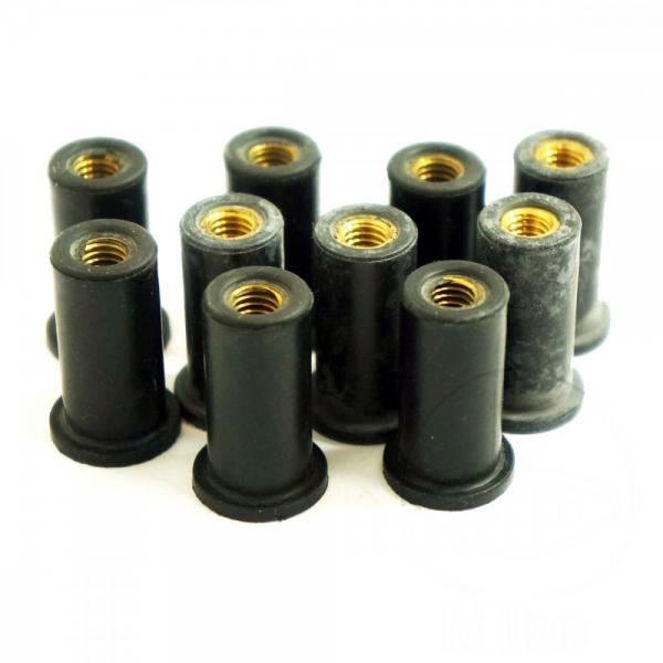 Gummimuttern Satz M6X1.00 25mm