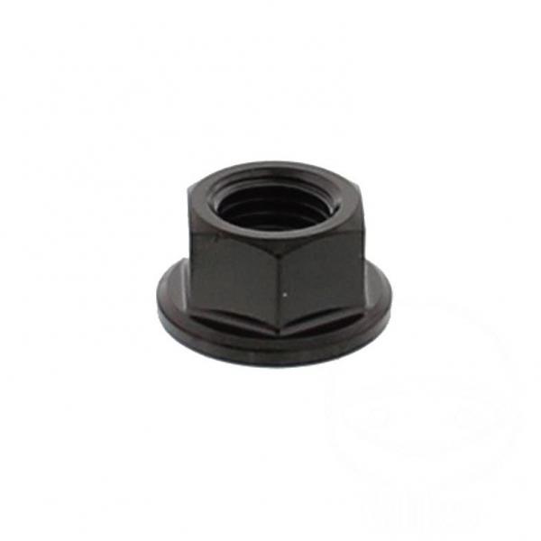 Schraubenmutter für Kettenrad M10x1.25MM Edelstahl A4 schwarz