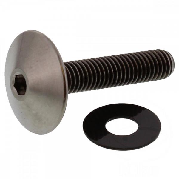 Linsenschraube M5x0.8 25mm Titan
