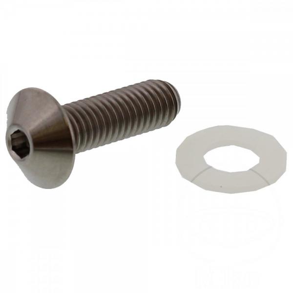 Linsenschraube M6x1.00 20mm Titan