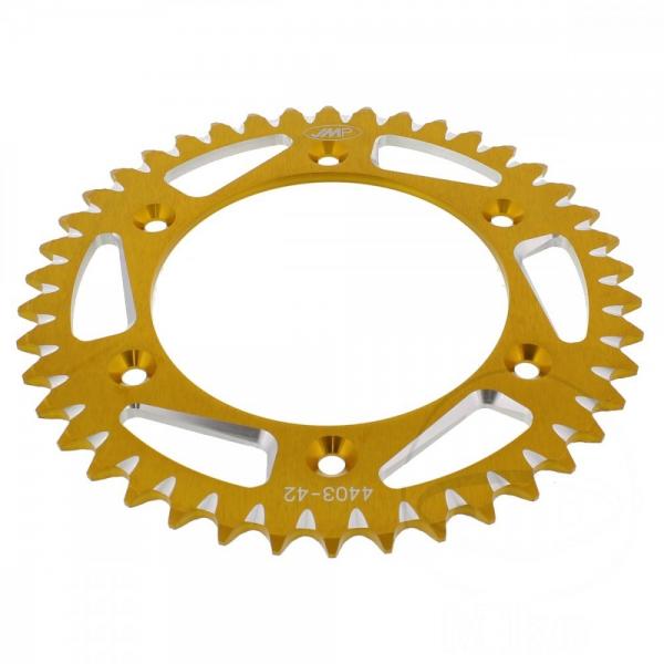 Alu Kettenrad 42 Zähne Teilung 520 gold